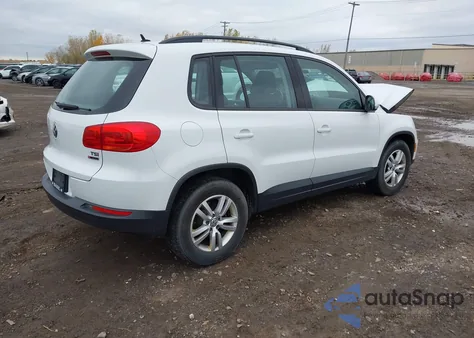 2016 Volkswagen Tiguan S z USA, uszkodzony, nr VIN WVGBV7AX1GW525909